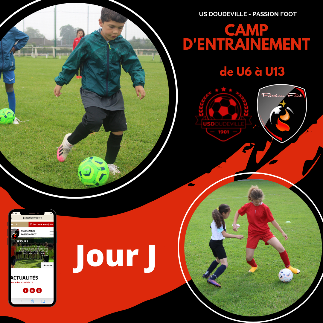 Camp d'entrainement de football Passion-Foot / Doudeville - Association  Passion Foot - Stages, Formations, Vacances